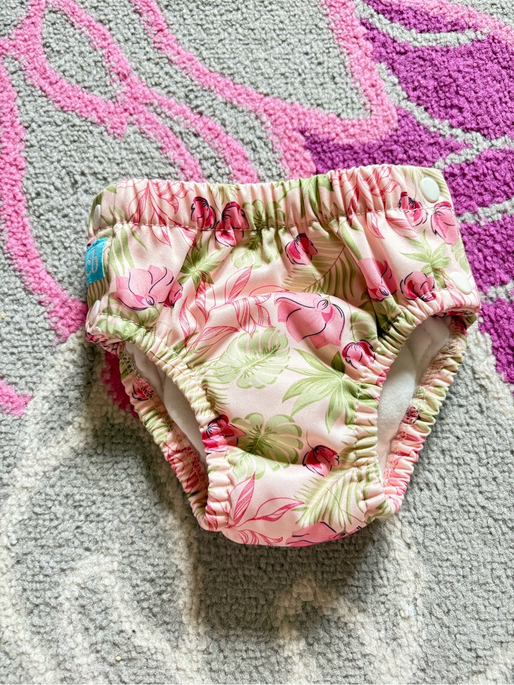Charlie Banana Floral “Pink Forest” Potty Training Pants with Snaps 16-28 lbs